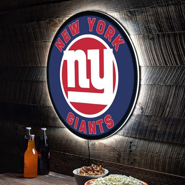 LIMITED EDITION - NEW PREMIUM NFL32 NYG NEW YORK GIANTS LED LIGHT WALL DECOR