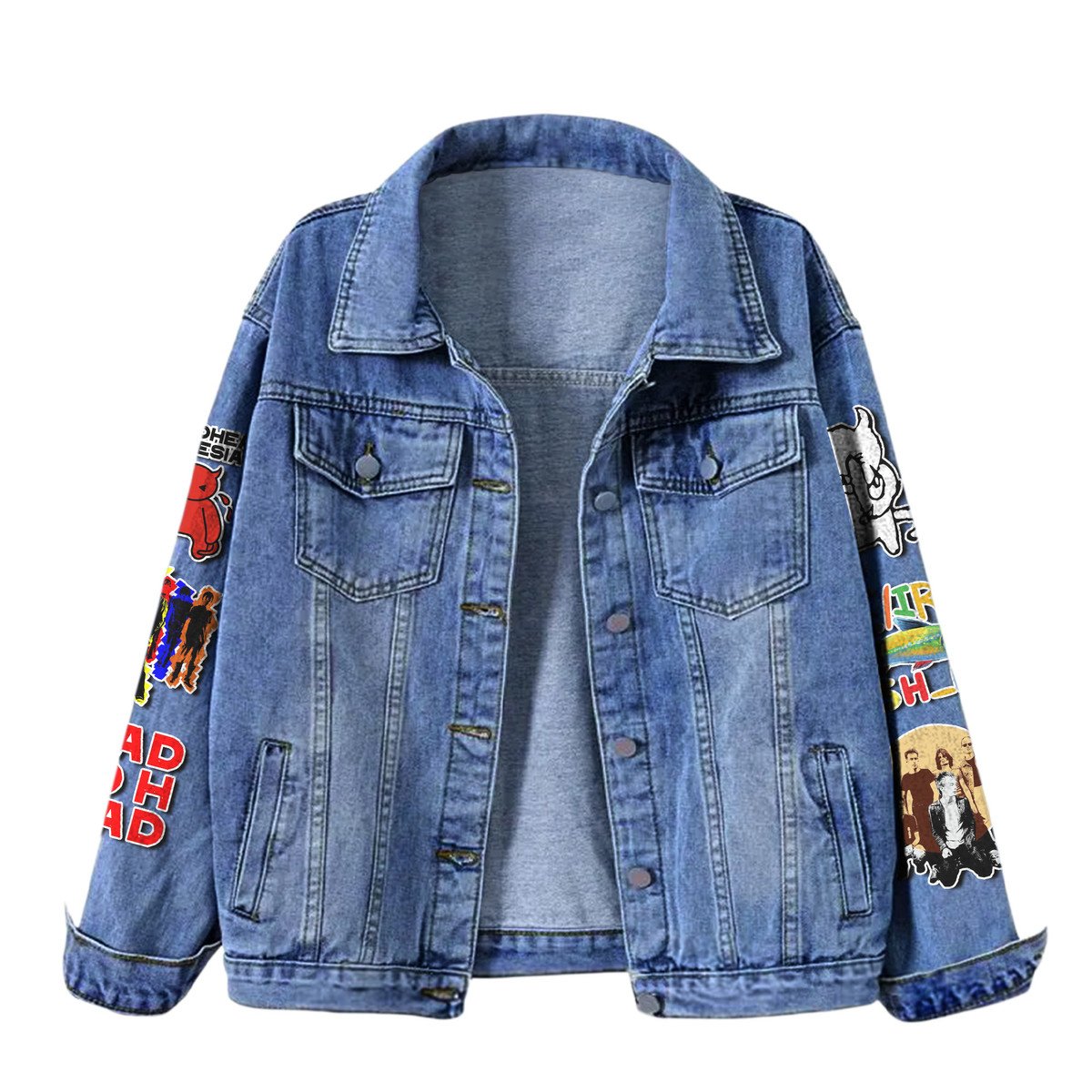 LIMITED EDITION - NEW PREMIUM RADIOHEAD DENIM JACKET
