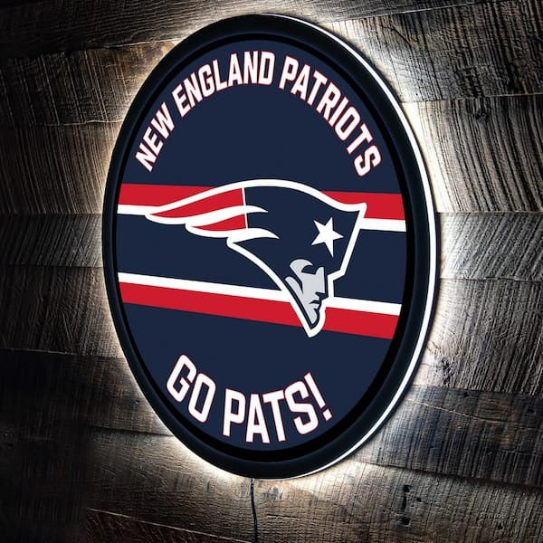 LIMITED EDITION - NEW PREMIUM NFL27 NEP NEW ENGLAND PATRIOTS LED LIGHT WALL DECOR