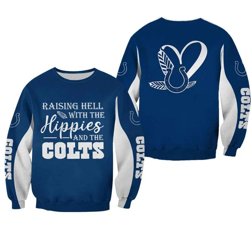 LIMITED EDITION - NEW CUSTOMIZED NFL17 IDC INDIANAPOLIS COLTS HOODIE, ZIP HOODIE, SWEATSHIRT
