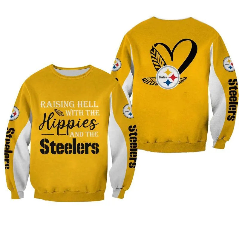 LIMITED EDITION - NEW CUSTOMIZED NFL14 PSB PITTSBURGH STEELERS HOODIE, ZIP HOODIE, SWEATSHIRT