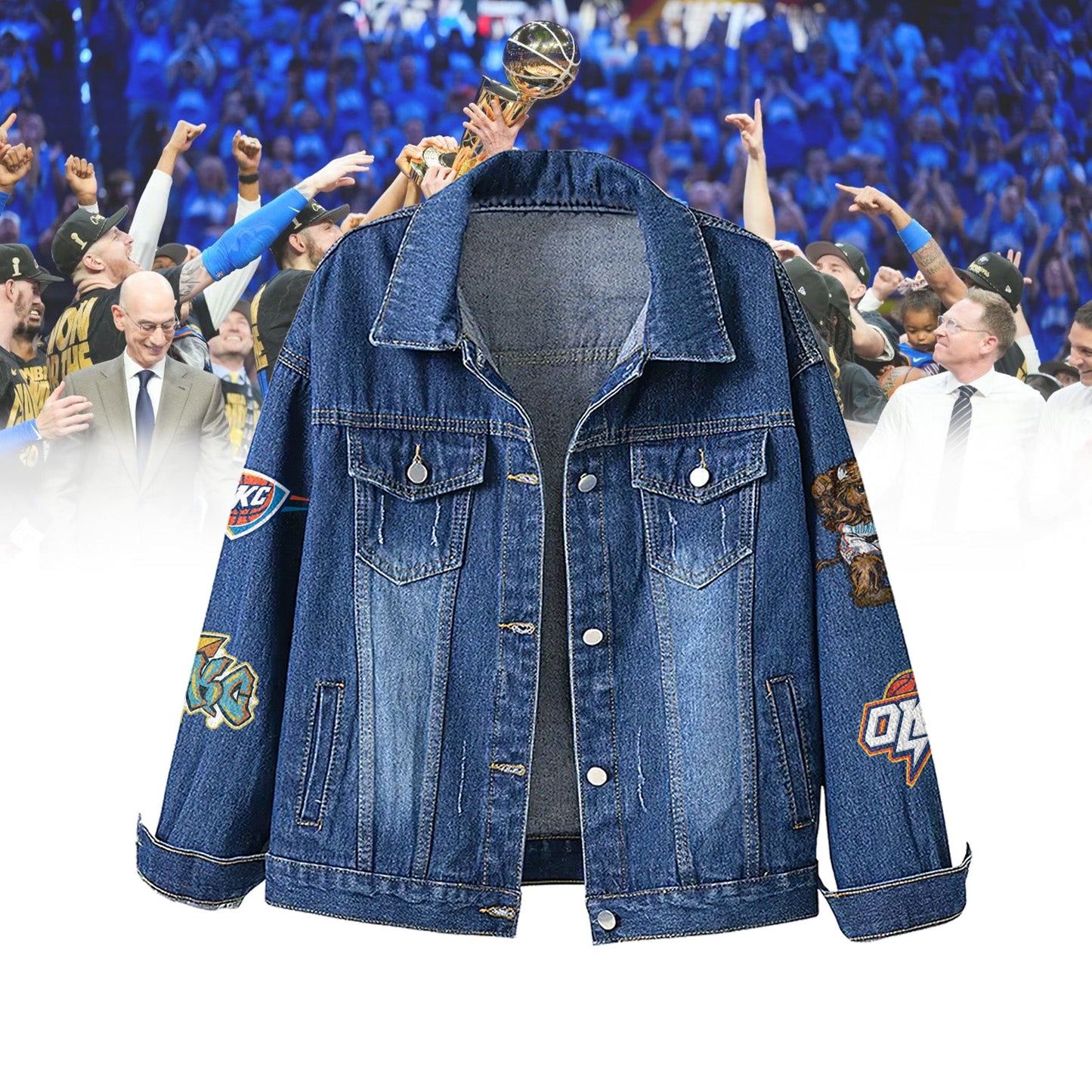 Oklahoma City Thunder Special Edition Unisex Denim Jacket