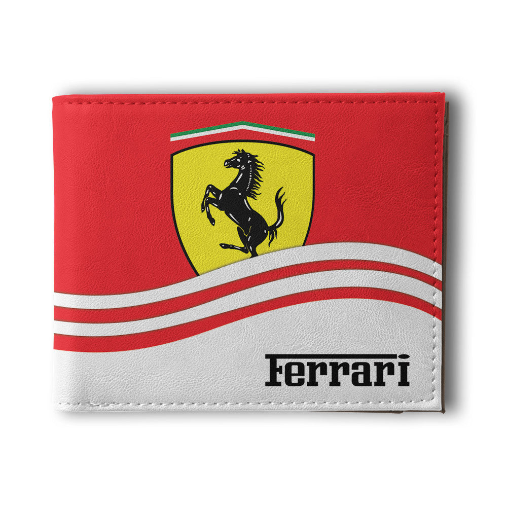 F1 Formula All-over Print Men Leather Wallet