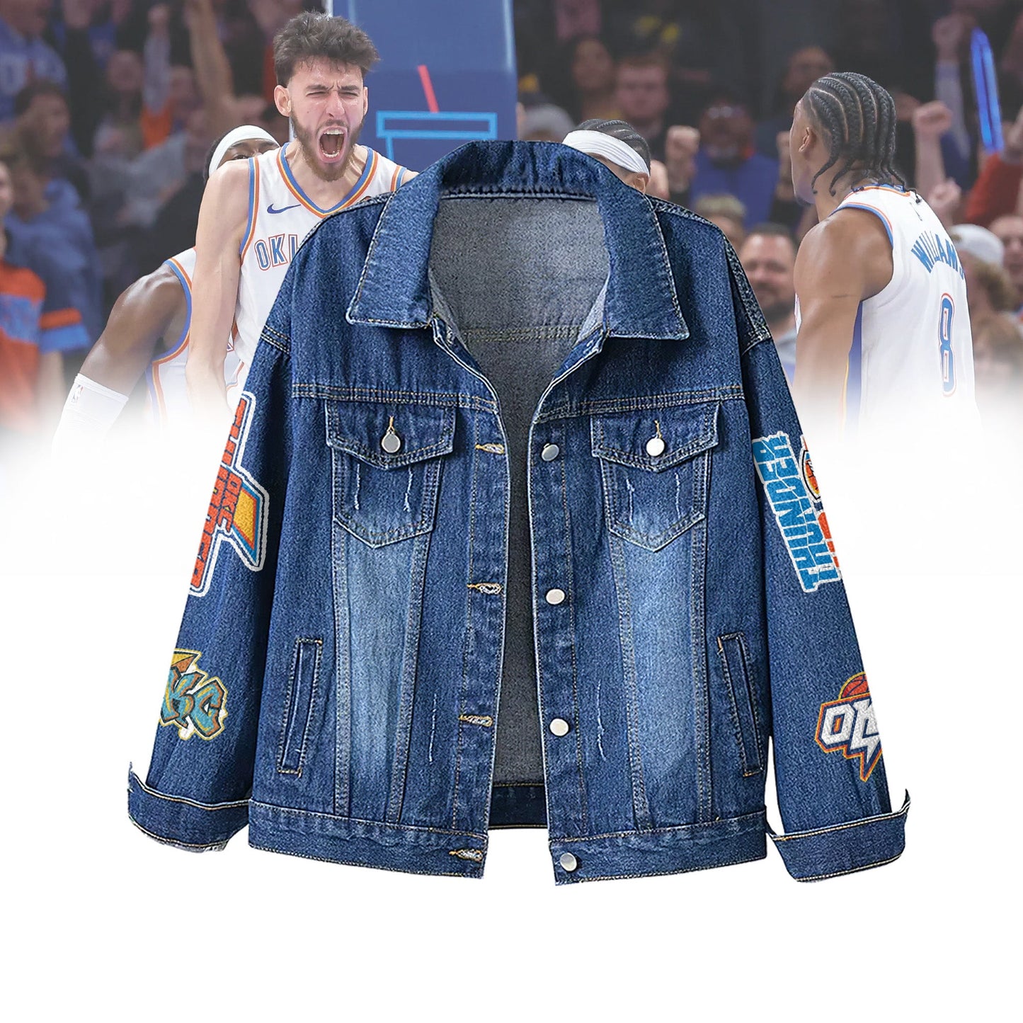 Oklahoma City Thunder Special Edition Unisex Denim Jacket