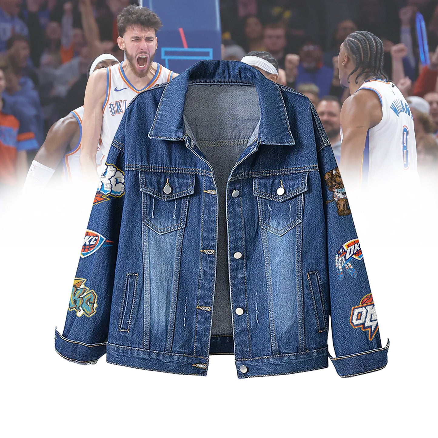 Oklahoma City Thunder Special Edition Unisex Denim Jacket