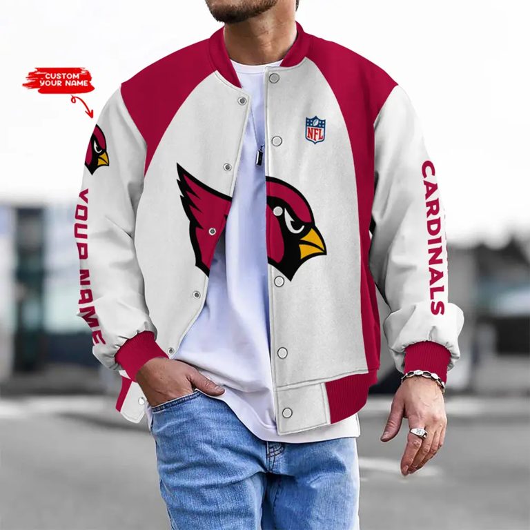 LIMITED EDITION - NEW CUSTOMIZED NFL20 ARC AR CARDINALS BASEBALL JACKET