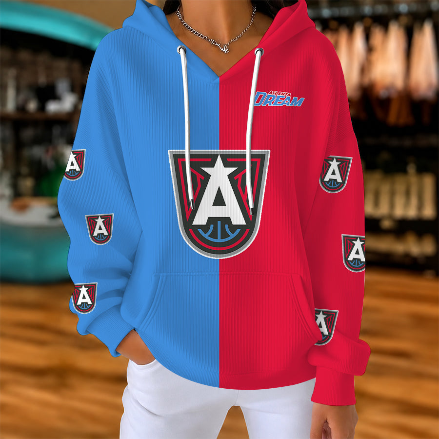 [FAN FAVORITE] NEW CUSTOMIZED WNBA01 ALD ATLANTA DREAM RIBBED HOODIE & SWEATSHIRT