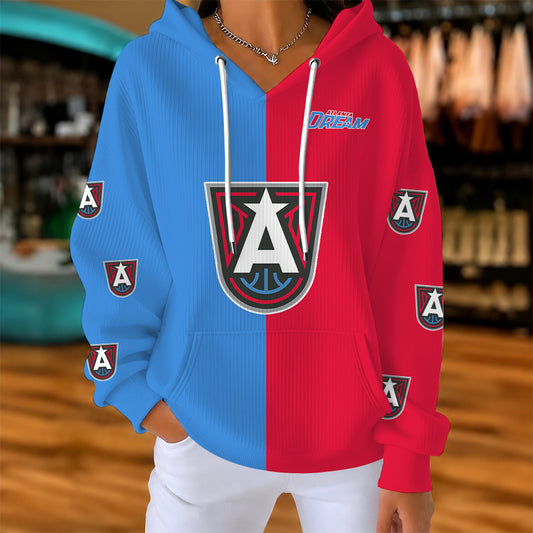 [FAN FAVORITE] NEW CUSTOMIZED WNBA01 ALD ATLANTA DREAM RIBBED HOODIE & SWEATSHIRT