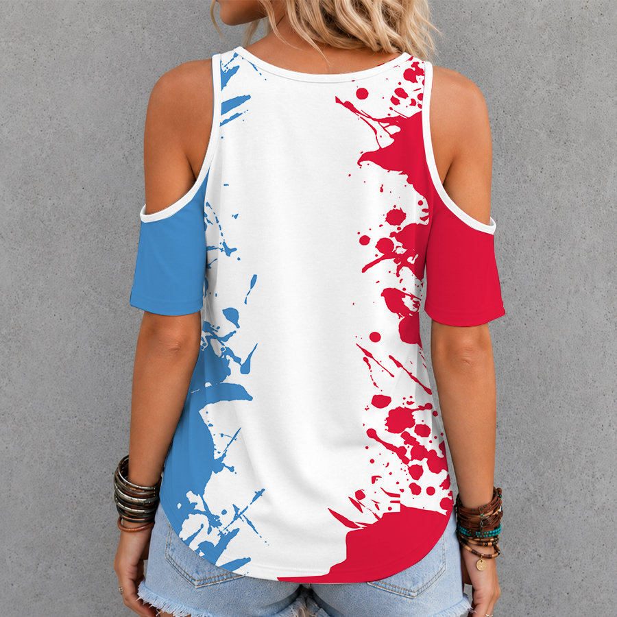 [FAN FAVORITE] NEW CUSTOMIZED WNBA01 ALD ATLANTA DREAM CRISS CROSS V-NECK TOP