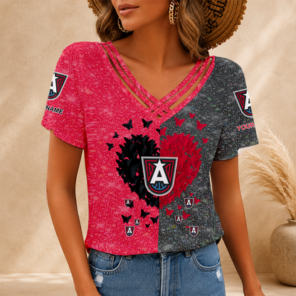 LIMITED EDITION - NEW CUSTOMIZED WNBA01 ALD ATLANTA DREAM V-NECK SHIRT