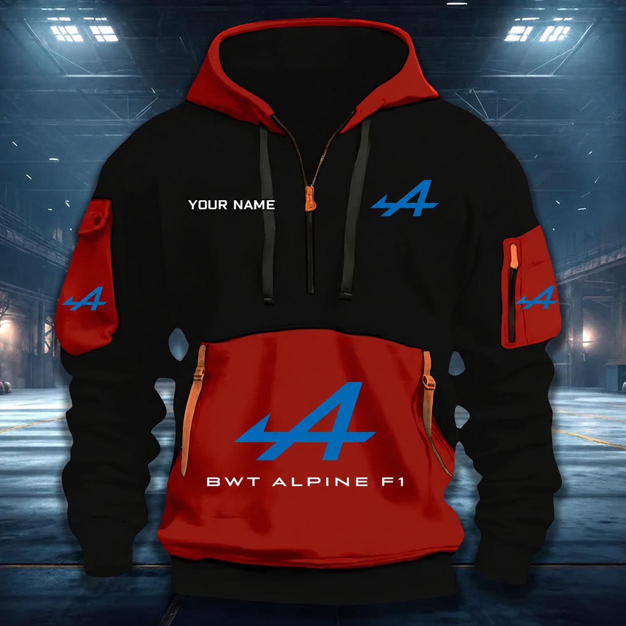 LIMITED RUN - NEW CUSTOMIZED F101 ALP ALPINE QUARTER ZIP HOODIE