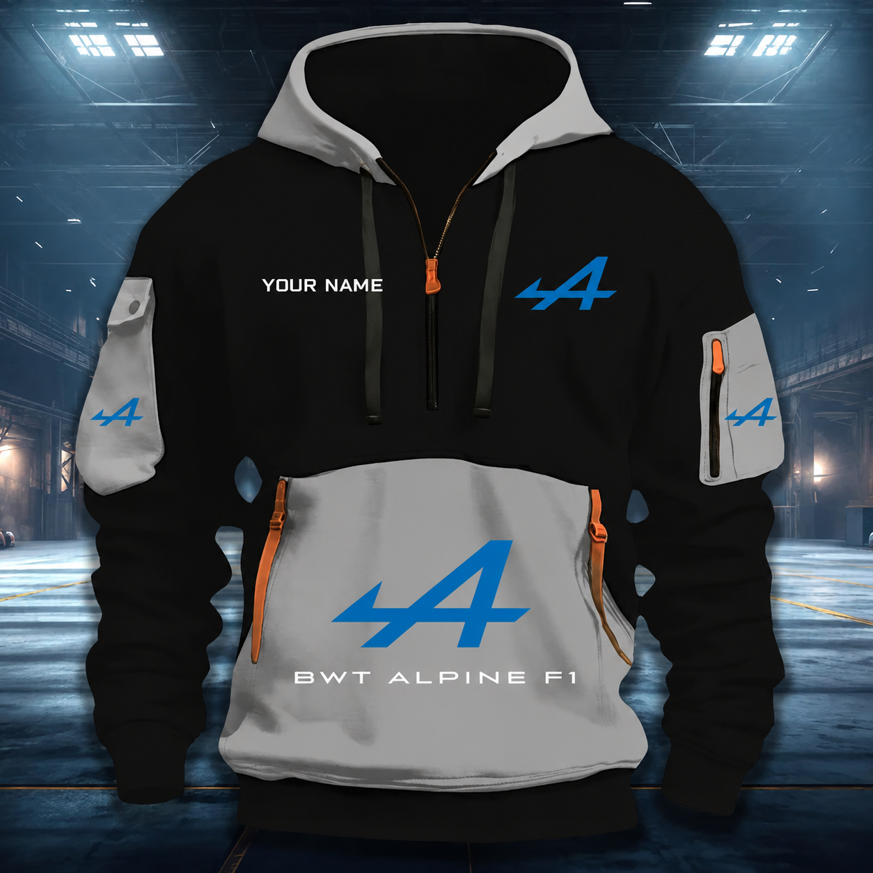 LIMITED RUN - NEW CUSTOMIZED F101 ALP ALPINE QUARTER ZIP HOODIE