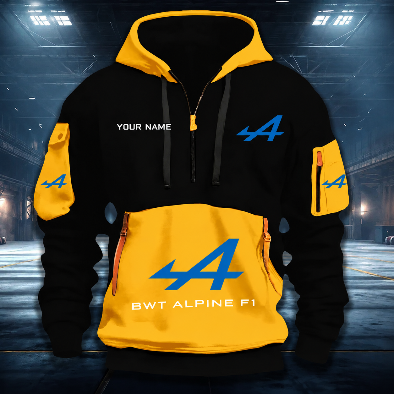 LIMITED RUN - NEW CUSTOMIZED F101 ALP ALPINE QUARTER ZIP HOODIE