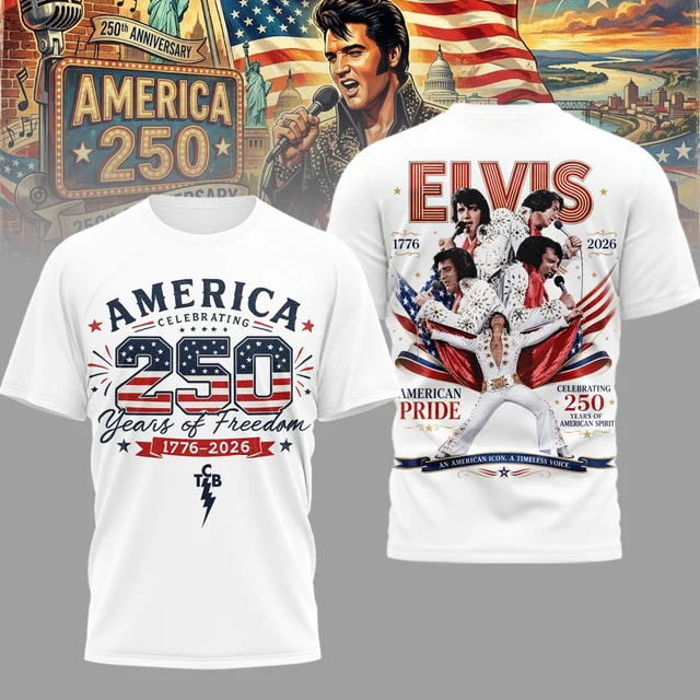 [FAN FAVORITE] NEW CUSTOMIZED ELVIS PRESLEY MULTICOLOR T-SHIRT
