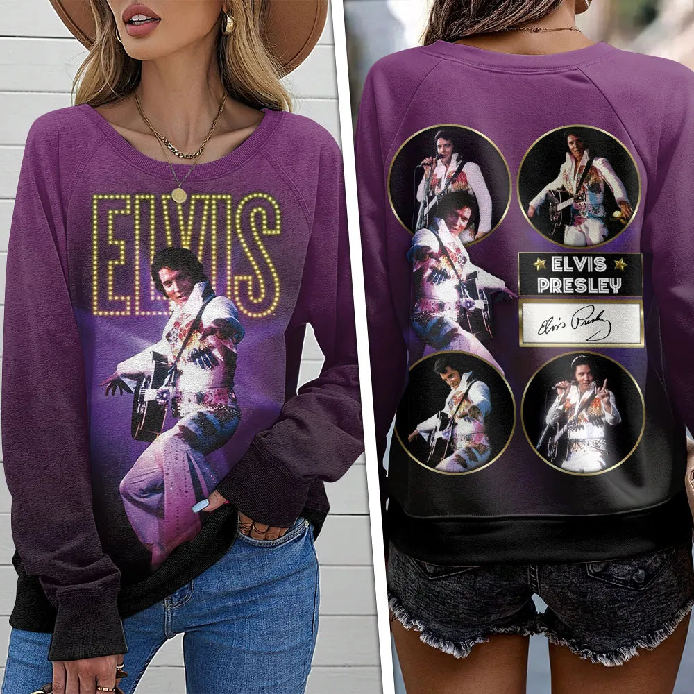 [FAN FAVORITE] NEW CUSTOMIZED ELVIS PRESLEY UNISEX SWEATSHIRT
