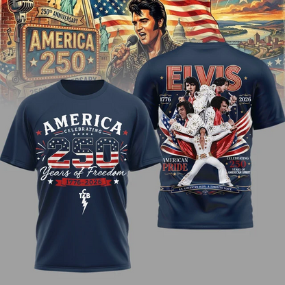 [FAN FAVORITE] NEW CUSTOMIZED ELVIS PRESLEY MULTICOLOR T-SHIRT