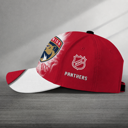 LIMITED EDITION - NEW CUSTOMIZED NHL01 FPT FLORIDA PANTHERS CLASSIC CAP