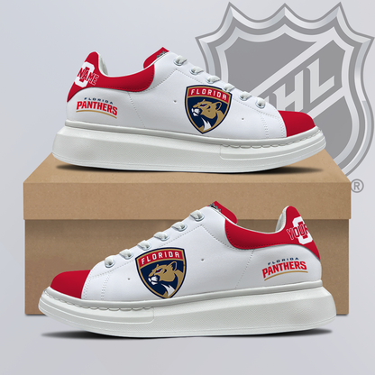 [SUPER SALE] NEW CUSTOMIZED NHL01 FPT FLORIDA PANTHERS MCQUEEN SHOES