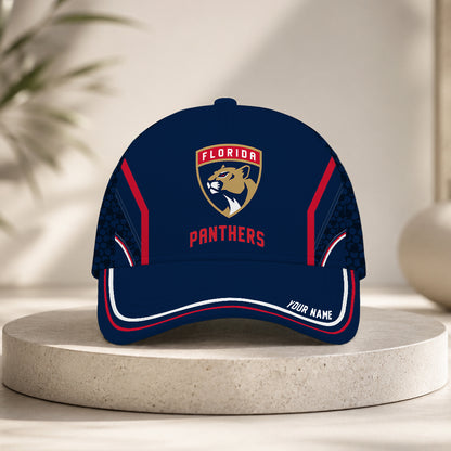 VIRAL EDITION - NEW CUSTOMIZED NHL01 FPT FLORIDA PANTHERS CLASSIC CAP