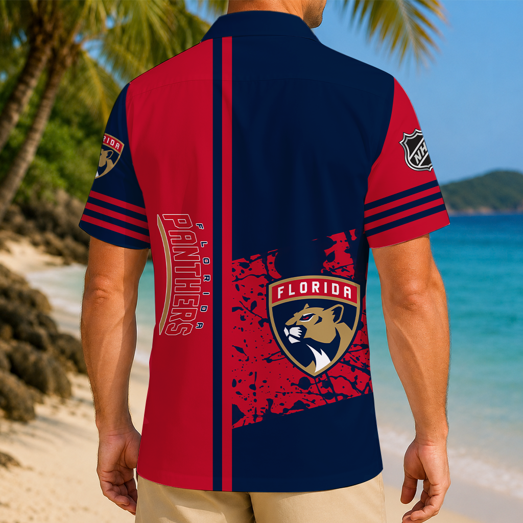 LIMITED EDITION - NEW CUSTOMIZED NHL01 FPT FLORIDA PANTHERS UNISEX HAWAIIAN SHIRT