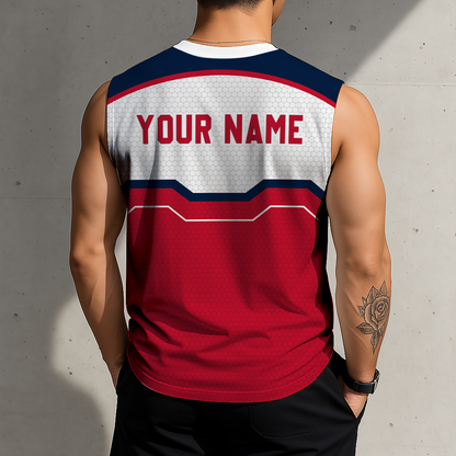 SPECIAL EDITION - NEW CUSTOMIZED NHL01 FPT FLORIDA PANTHERS MEN'S GYM SHIRT