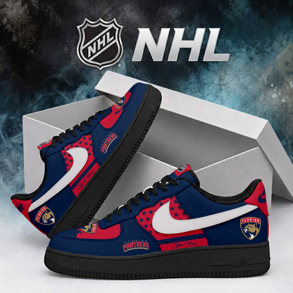 SPECIAL EDITION - NEW CUSTOMIZED NHL01 FPT FLORIDA PANTHERS AF1 SHOES