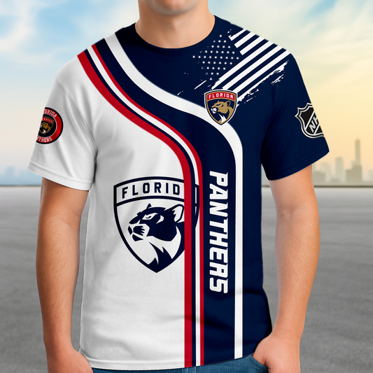 ELITE EDITION - NEW CUSTOMIZED NHL01 FPT FLORIDA PANTHERS POLO SHIRT, ZIP POLO SHIRT & T-SHIRTS
