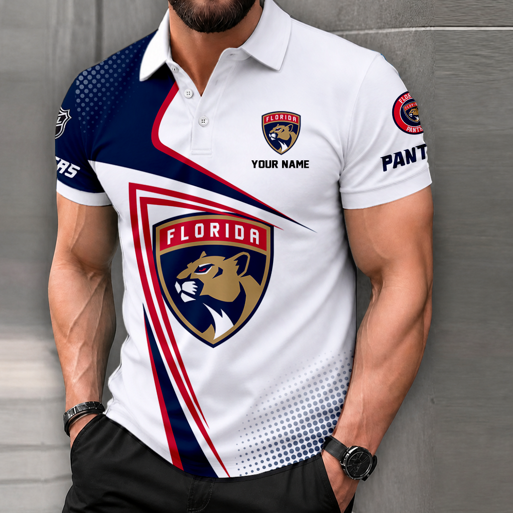 FINAL SALE - NEW CUSTOMIZED NHL01 FPT FLORIDA PANTHERS POLO SHIRT, ZIP POLO SHIRT, T-SHIRTS, HOODIE, ZIP HOODIE & SWEATSHIRT