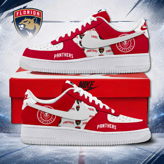 MEGA SALE - NEW CUSTOMIZED NHL01 FPT FLORIDA PANTHERS AF1 SHOES