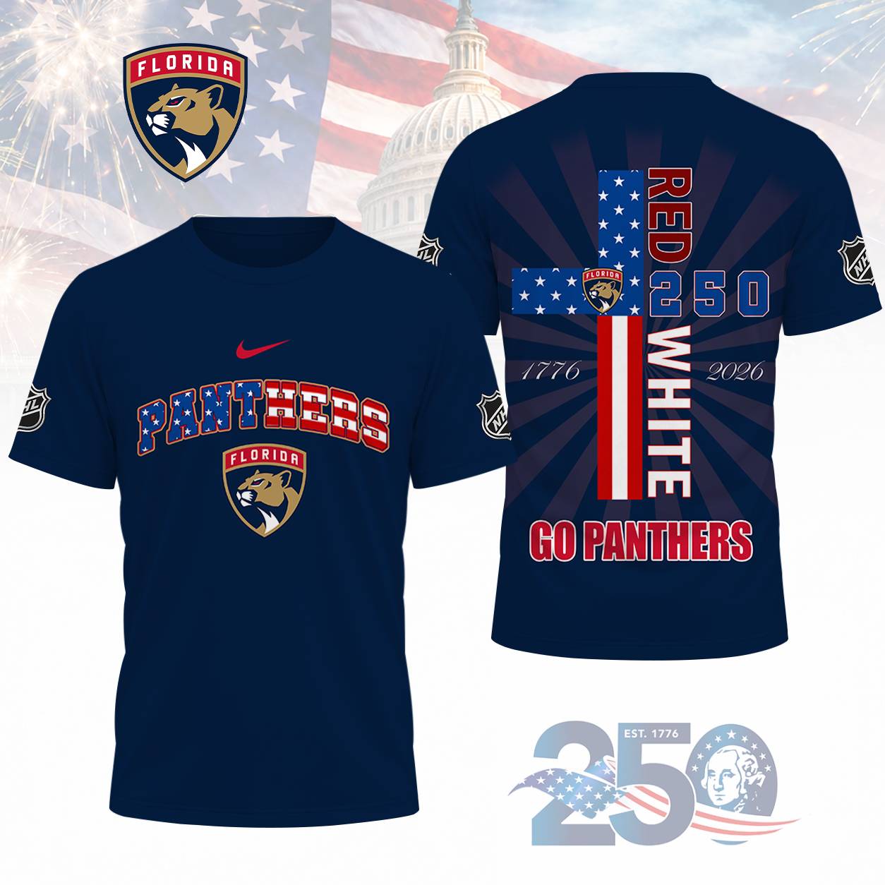 LIMITED EDITION - NEW CUSTOMIZED NHL01 FPT FLORIDA PANTHERS T-SHIRT, POLO SHIRT, ZIP POLO SHIRT, SWEATSHIRT, HOODIE & ZIP HOODIE