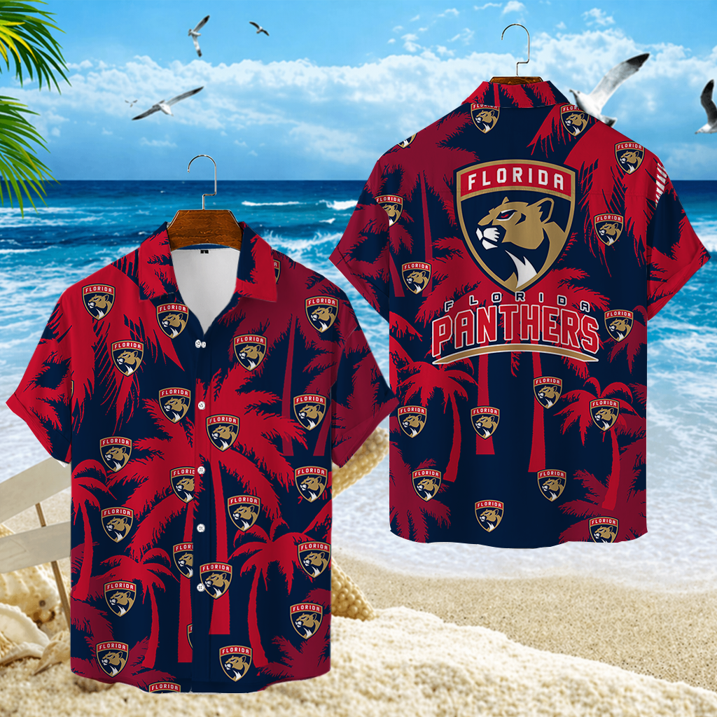 LIMITED EDITION - NEW CUSTOMIZED NHL01 FPT FLORIDA PANTHERS UNISEX HAWAIIAN SHIRT