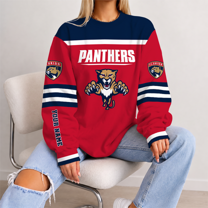 [SUPER SALE] NEW CUSTOMIZED NHL01 FPT FLORIDA PANTHERS UNISEX SWEATSHIRT