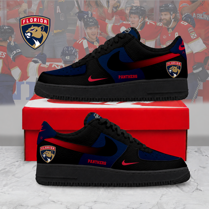 ELITE EDITION - NEW CUSTOMIZED NHL01 FPT FLORIDA PANTHERS AF1 SHOES