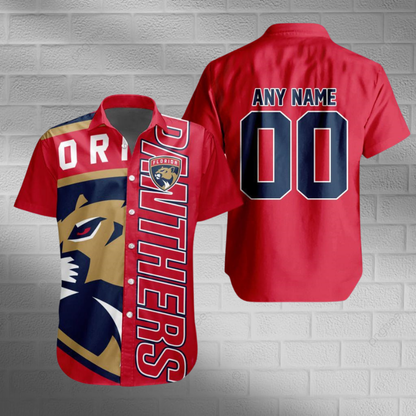 [SUPER SALE] NEW CUSTOMIZED NHL01 FPT FLORIDA PANTHERS UNISEX HAWAIIAN SHIRT