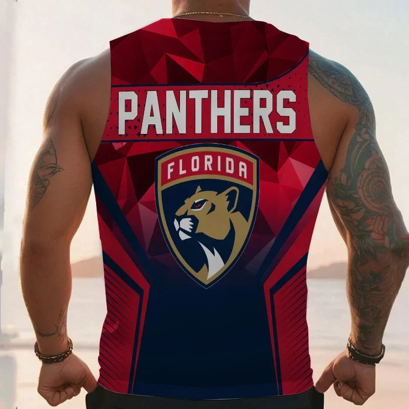 [SUPER SALE] NEW CUSTOMIZED NHL01 FPT FLORIDA PANTHERS UNISEX TANK TOP