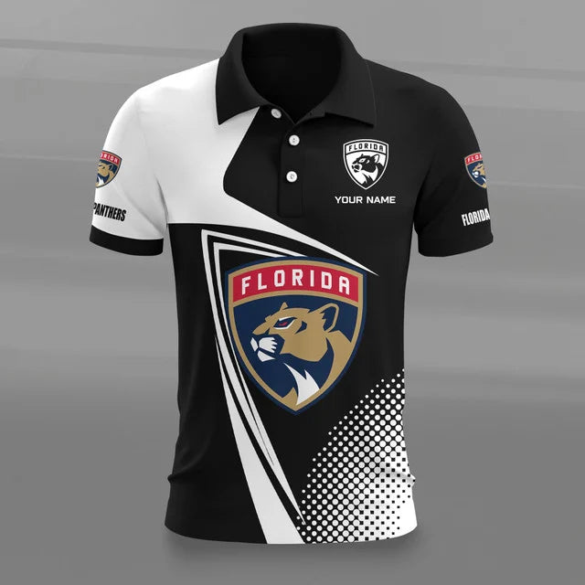 [SUPER SALE] NEW CUSTOMIZED NHL01 FPT FLORIDA PANTHERS POLO SHIRT