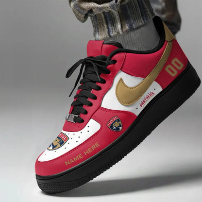 [SUPER SALE] NEW CUSTOMIZED NHL01 FPT FLORIDA PANTHERS AF1 SHOES