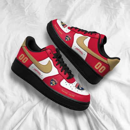 [SUPER SALE] NEW CUSTOMIZED NHL01 FPT FLORIDA PANTHERS AF1 SHOES