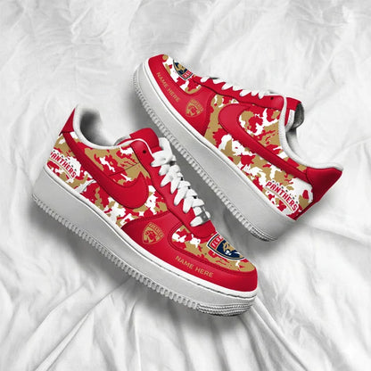 [SUPER SALE] NEW CUSTOMIZED NHL01 FPT FLORIDA PANTHERS AF1 SHOES
