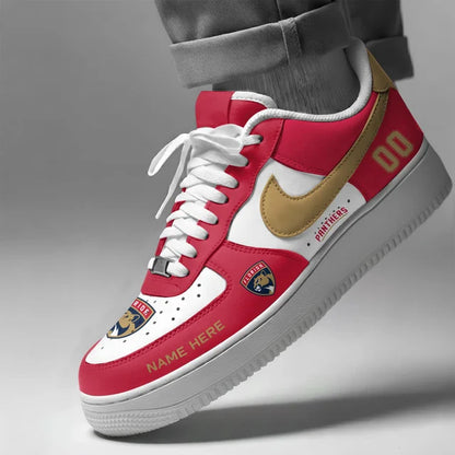 [SUPER SALE] NEW CUSTOMIZED NHL01 FPT FLORIDA PANTHERS AF1 SHOES