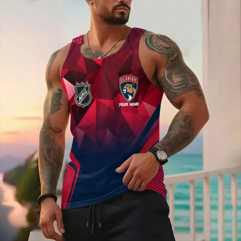 [SUPER SALE] NEW CUSTOMIZED NHL01 FPT FLORIDA PANTHERS UNISEX TANK TOP