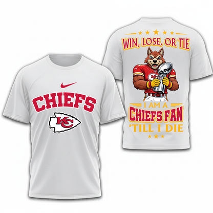 LIMITED EDITION - NEW CUSTOMIZED NFL01 KCC KANSAS CITY CHIEFS UNISEX T-SHIRT, POLO, HOODIE & JACKETS