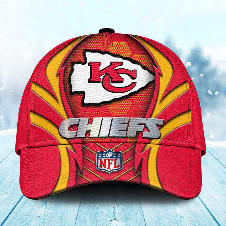 LIMITED EDITION - NEW CUSTOMIZED NFL01 KCC KANSAS CITY CHIEFS CLASSIC CAP