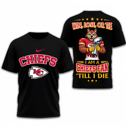 LIMITED EDITION - NEW CUSTOMIZED NFL01 KCC KANSAS CITY CHIEFS UNISEX T-SHIRT, POLO, HOODIE & JACKETS