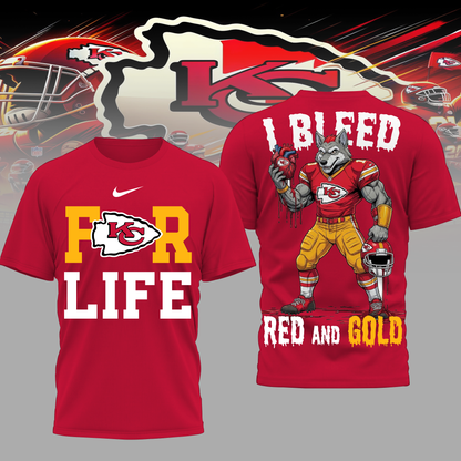 LIMITED EDITION - NEW CUSTOMIZED NFL01 KCC KC CHIEFS UNISEX T-SHIRT, POLO & HOODIE