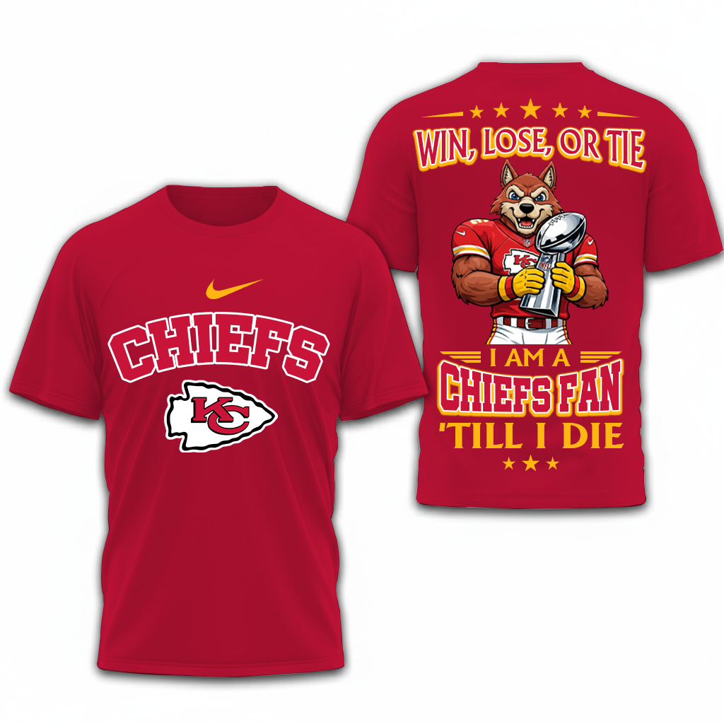 LIMITED EDITION - NEW CUSTOMIZED NFL01 KCC KANSAS CITY CHIEFS UNISEX T-SHIRT, POLO, HOODIE & JACKETS