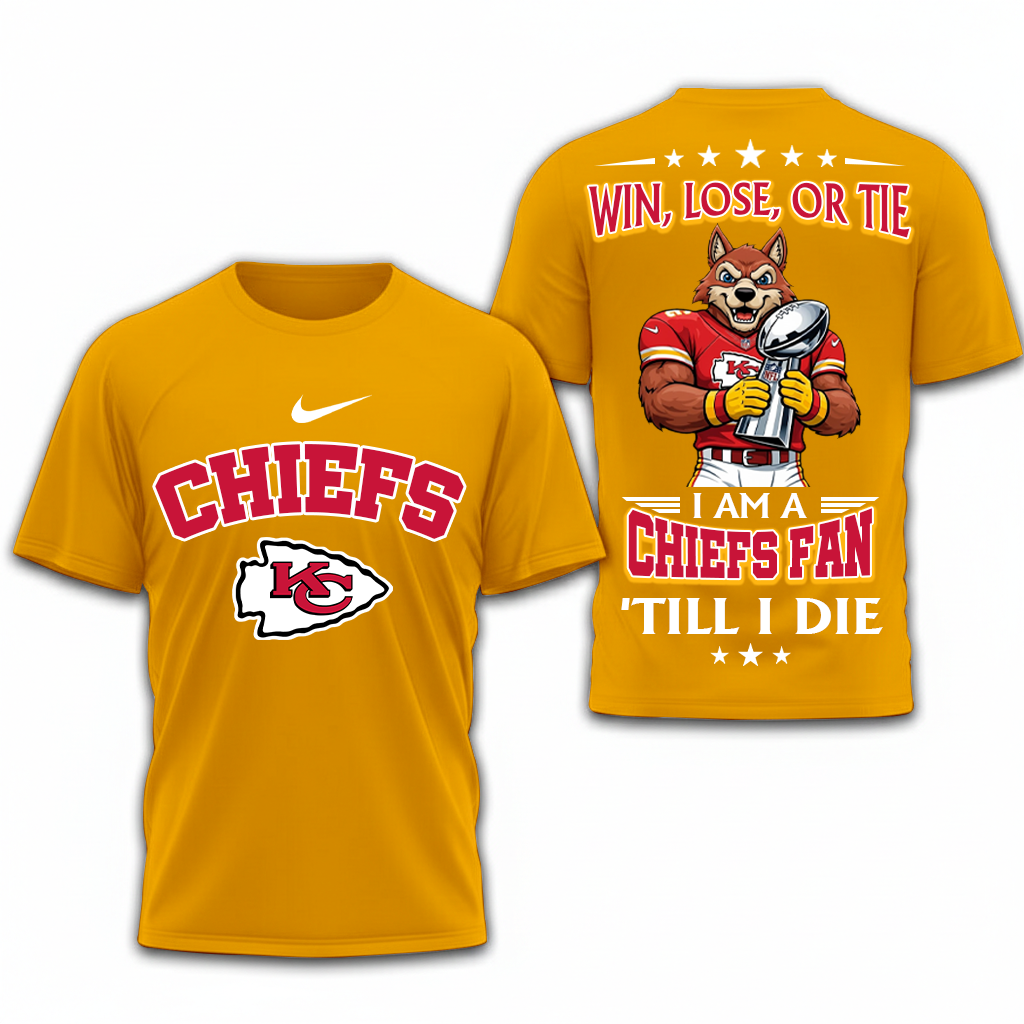 LIMITED EDITION - NEW CUSTOMIZED NFL01 KCC KANSAS CITY CHIEFS UNISEX T-SHIRT, POLO, HOODIE & JACKETS