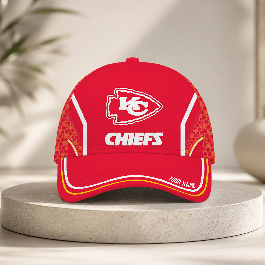 VIRAL EDITION - NEW CUSTOMIZED NFL01 KCC KANSAS CITY CHIEFS CLASSIC CAP