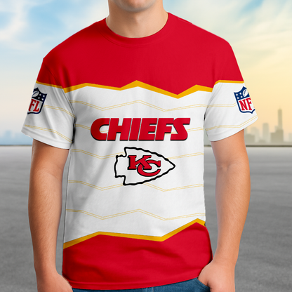 LIMITED EDITION - NEW CUSTOMIZED NFL01 KCC KANSAS CITY CHIEFS UNISEX T-SHIRT, SWEASHIRTS, HOODIE & JACKETS