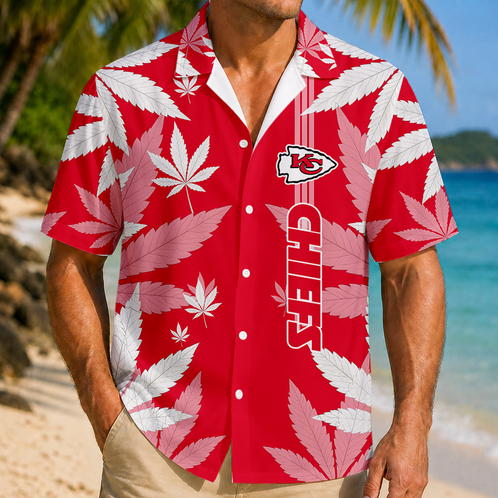SPECIAL EDITION - NEW CUSTOMIZED NFL01 KCC KANSAS CITY CHIEFS UNISEX HAWAIIAN SHIRT